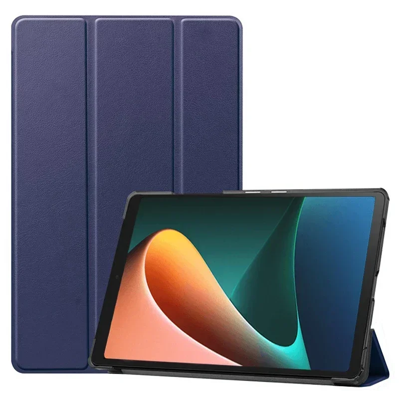 غطاء واقٍ لـ Xiaomi Mi Pad 5 ، حافظة تابلت ، جلد ، حامل ثلاثي الطي ، 11 بوصة ، 5 برو ، PU ، PU