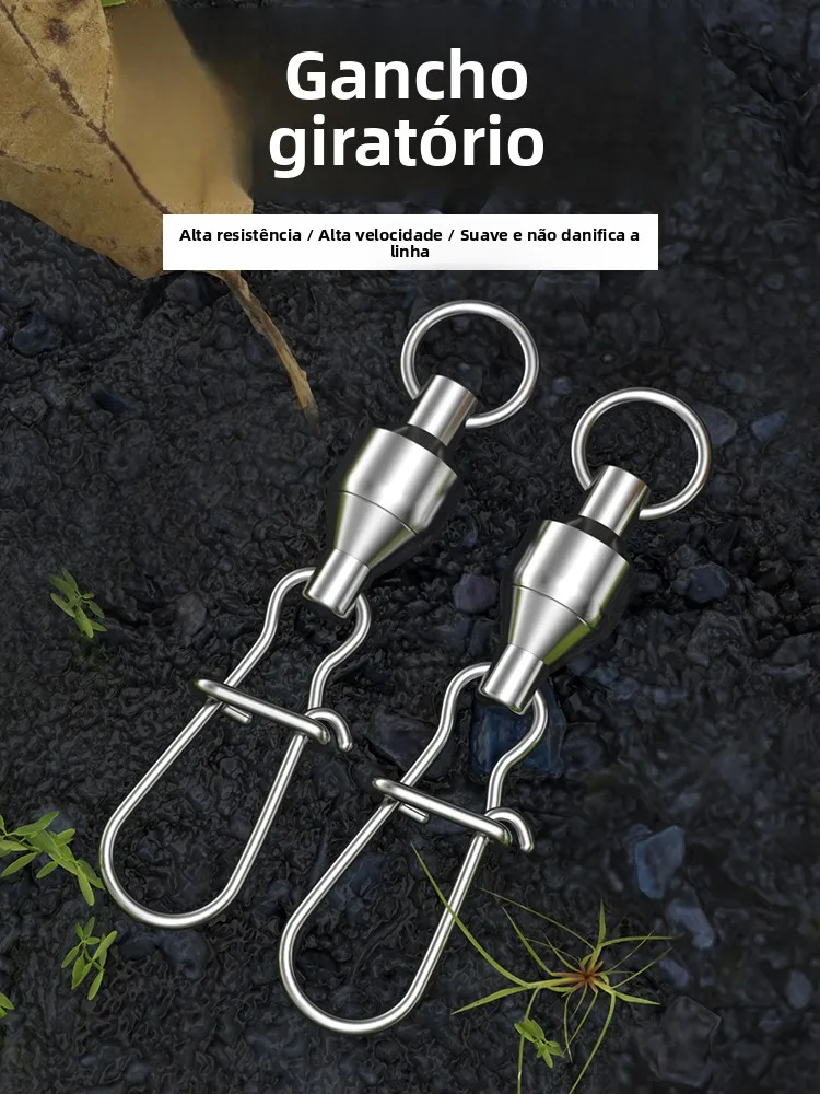 novos-conectores-rapidos-de-aco-inoxidavel-304-com-rolamento-de-oito-aneis-e-pino-reforcado-para-pesca-maritima-acampamento
