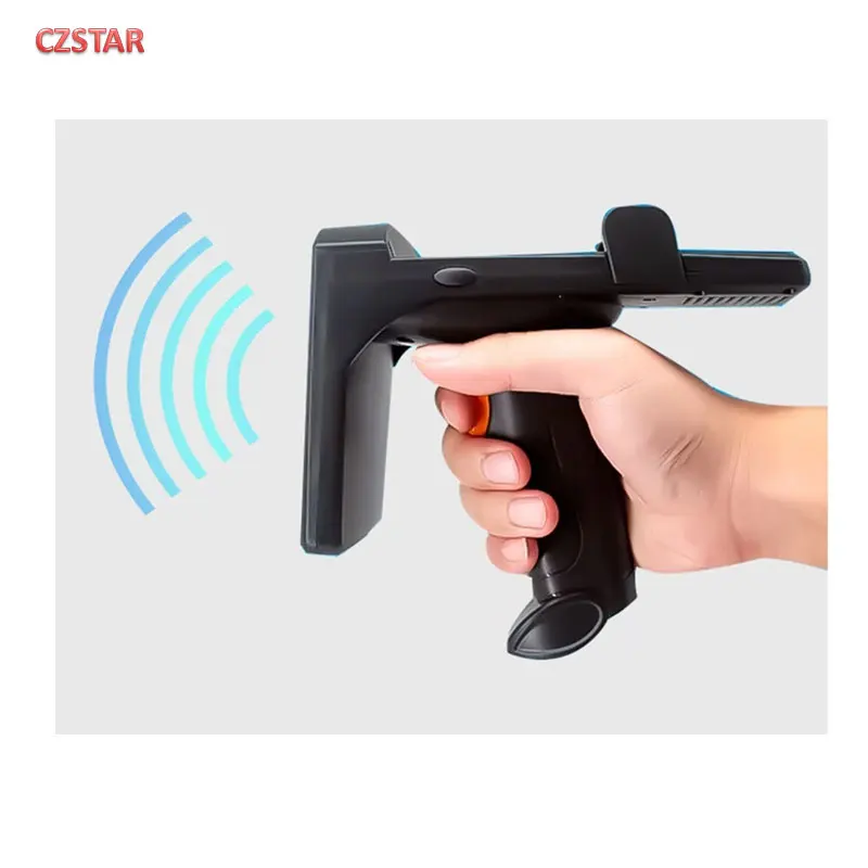 

keyboard rfid reader long range Bluetooth Handheld uhf RFID reader rfid epc gen2 tag reader mobile portable UHF RFID reader
