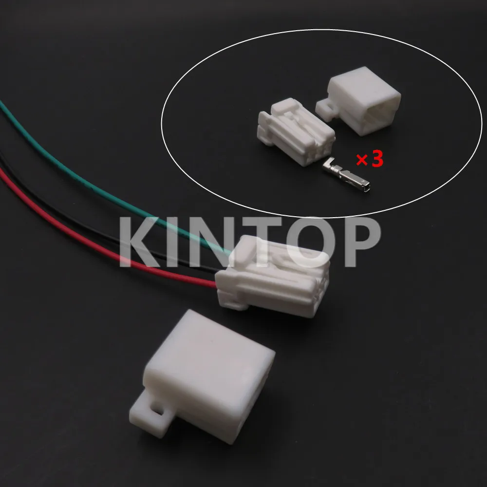 1 Set 3 Pins 174921-1 175781-1 Automobile Plug AC Assembly 1.8 Pins PCB Socket For Automotive Auto Car Reading Light
