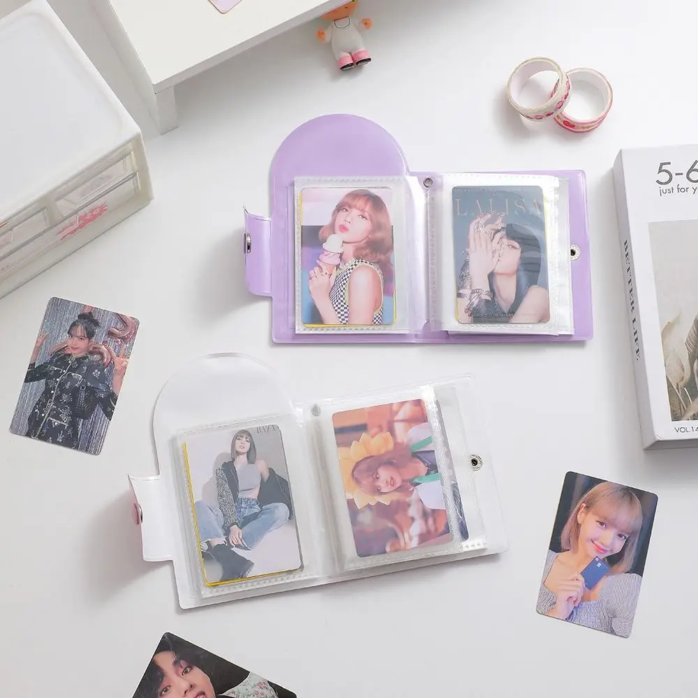 Álbum Polaroid de papelería, libro de almacenamiento de fotos para estudiantes, libro de colección de tarjetas Idol, soporte para sesión fotográfica, libro de tarjetas de Anime