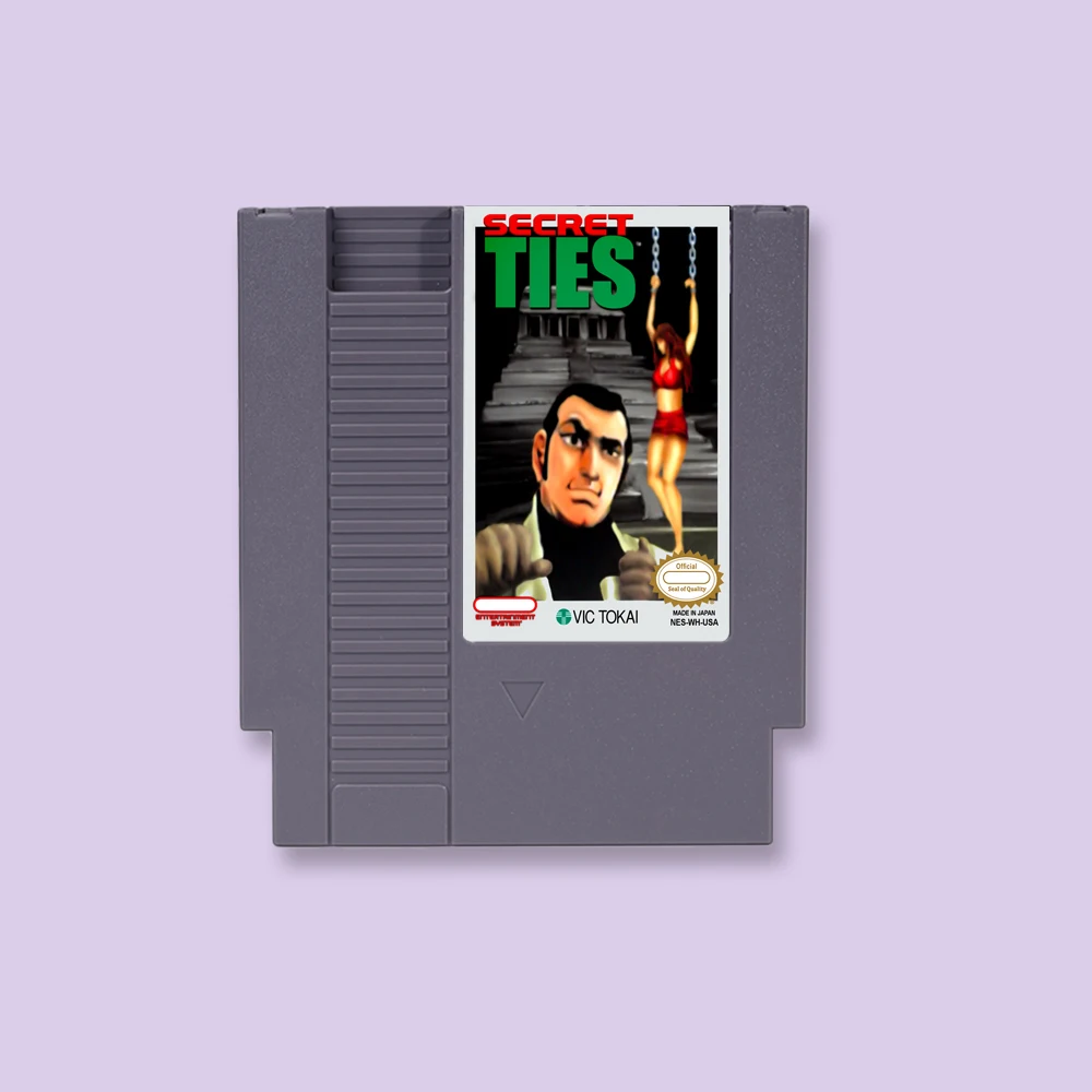 

Secret Ties Game Cartridge Action Game For NES 8Bit 72PIN Consoles Game Card