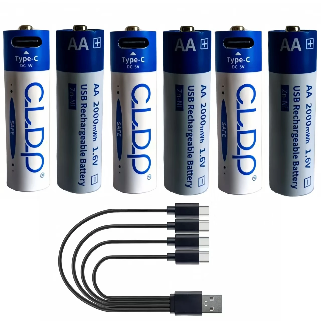 6Pcs/Lot 1.6V Aa Re…