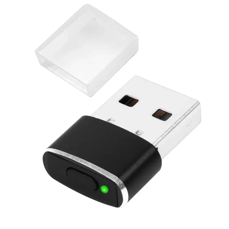 Mini USB Mouse Jiggler Undetectable Mouse Mover with Separate Mode and ON/OFF Buttons Supports Multi-track Simulate Mouse Move