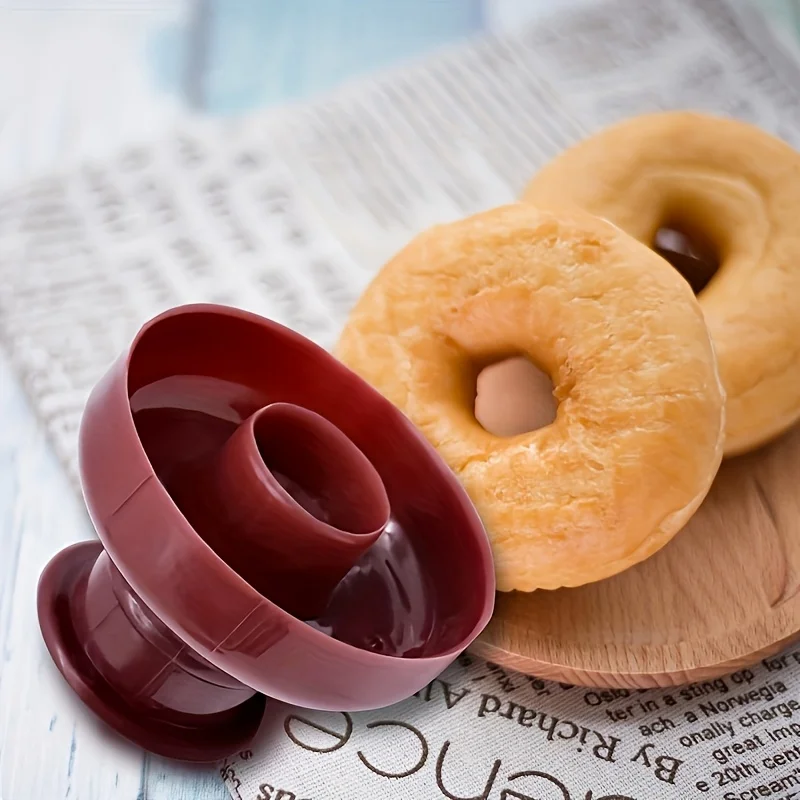 Doughnut Mold Donut Baking Mould Set - Heart, Flower, and Round Shapes for Easy DIY Baking, Portable Donut Makers