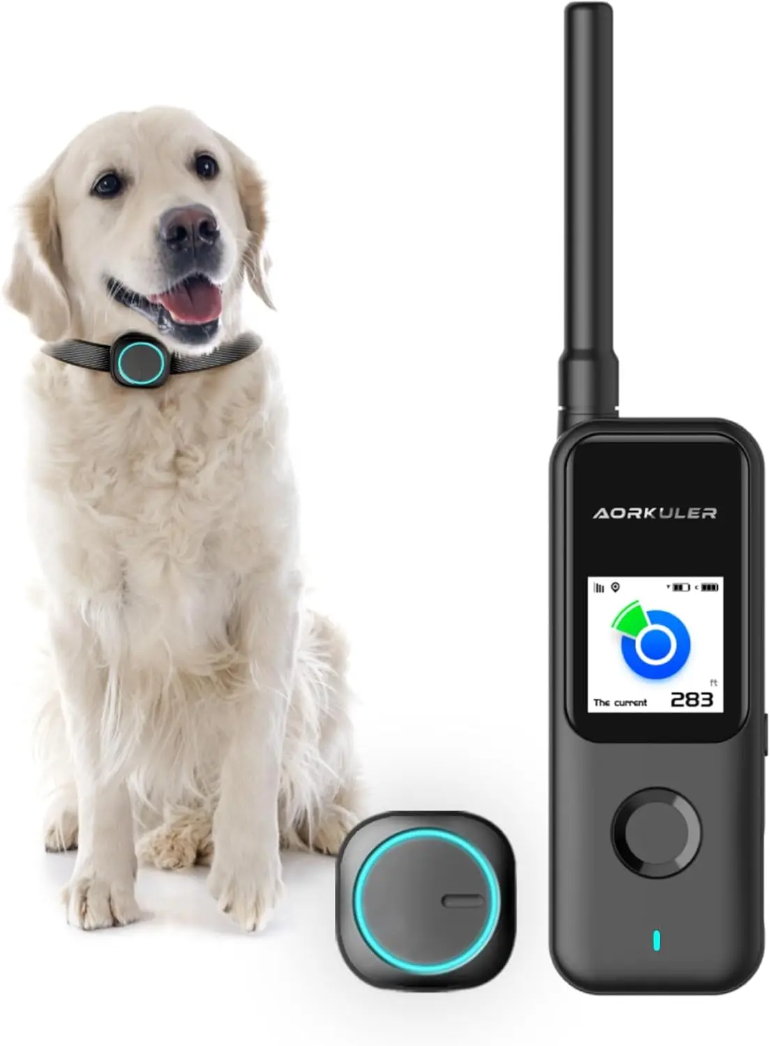 

Dog GPS Tracker, GPS Pet Tracker for Dog No Monthly Fee and No Subscription, Dog Collar Tracking Device