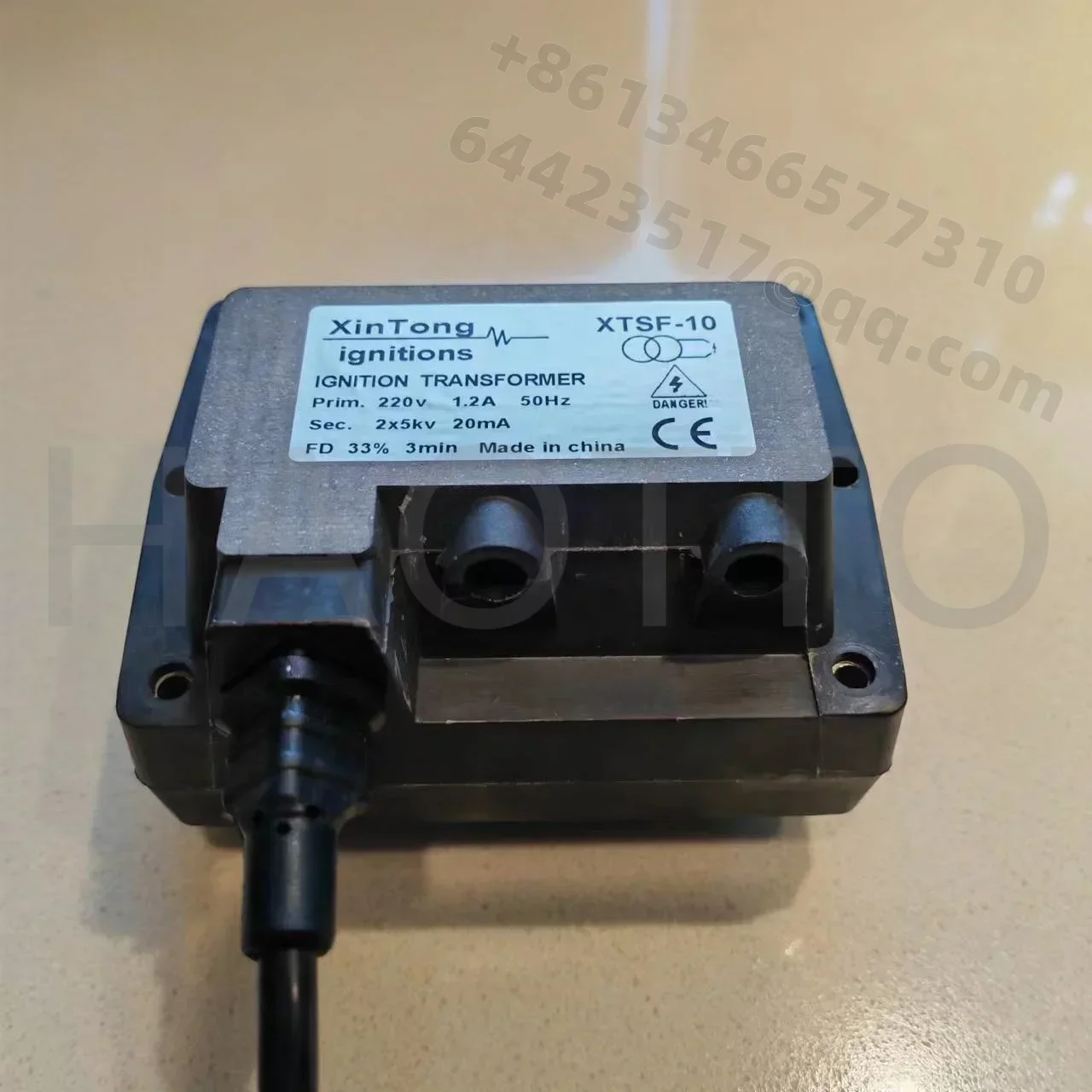 

XTSF-10 Ignition Transformer For Oil Boiler Burner Input 220V With 2 Pole XinTong 2026 Year