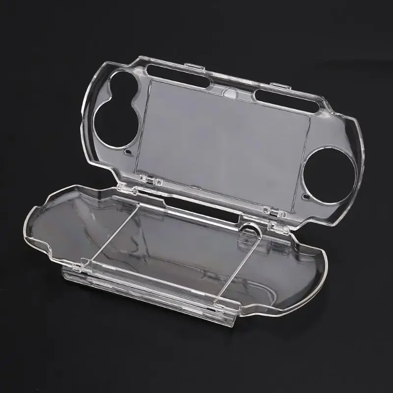 Casing penutup keras transparan untuk PSP 2000 3000 casing pelindung kristal Snap-in Molds untuk Sony Playstation baru