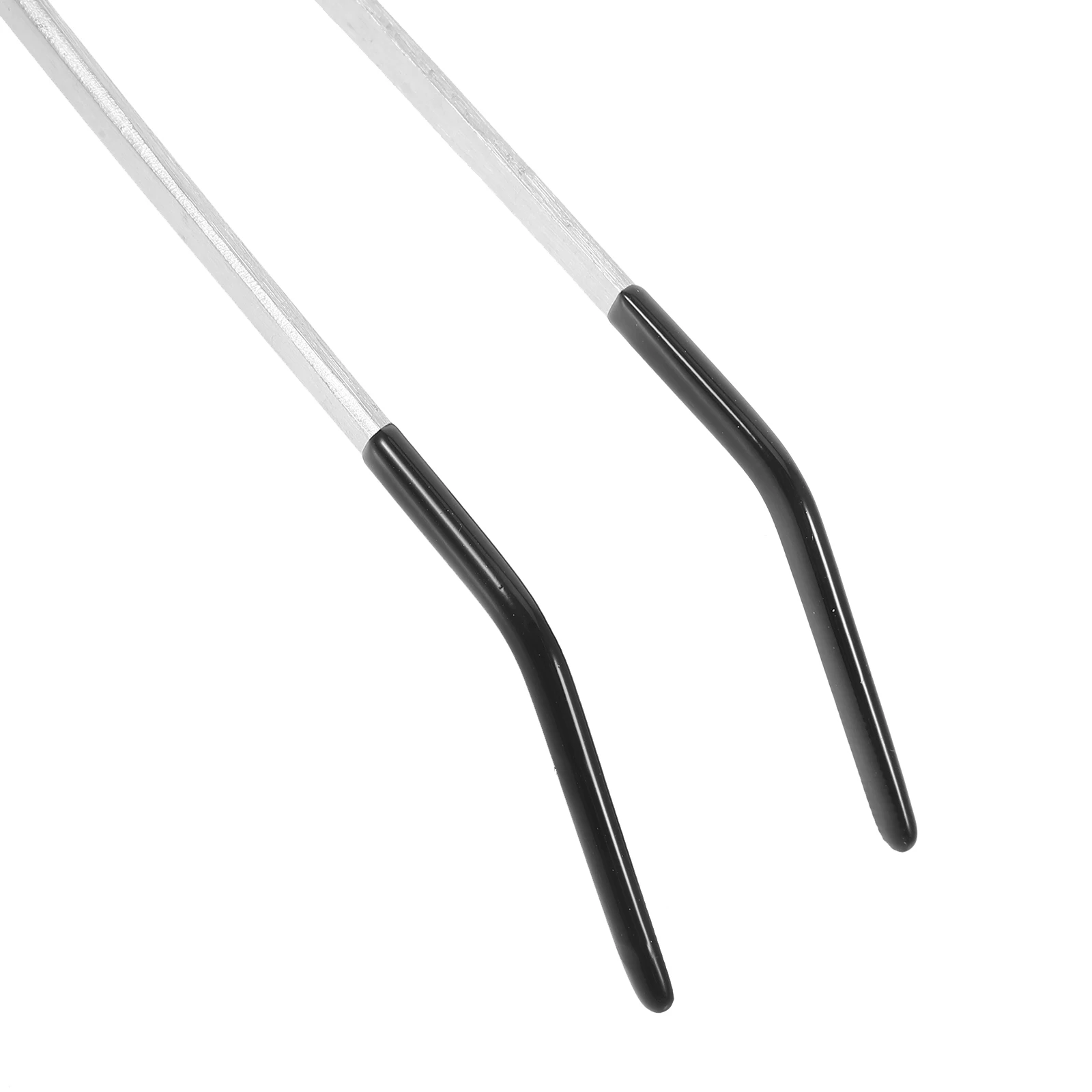 2 قطعة ملقط تغذية الزواحف الفولاذ المقاوم للصدأ المطاط نصائح منحني ملاقط طويلة لثعبان الهامستر أبو بريص حوض السمك تررم لوازم