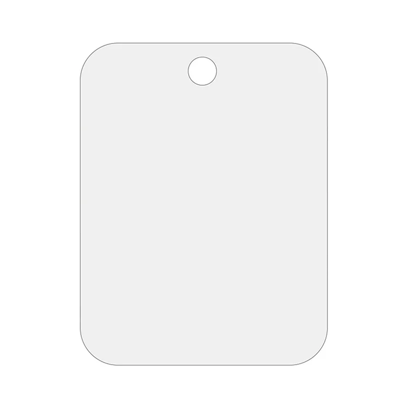 Acrylic Anti Fog Mirror Fogless Mirror Washroom Travel Accessories For Women Makeup Man Shaving-A70Z