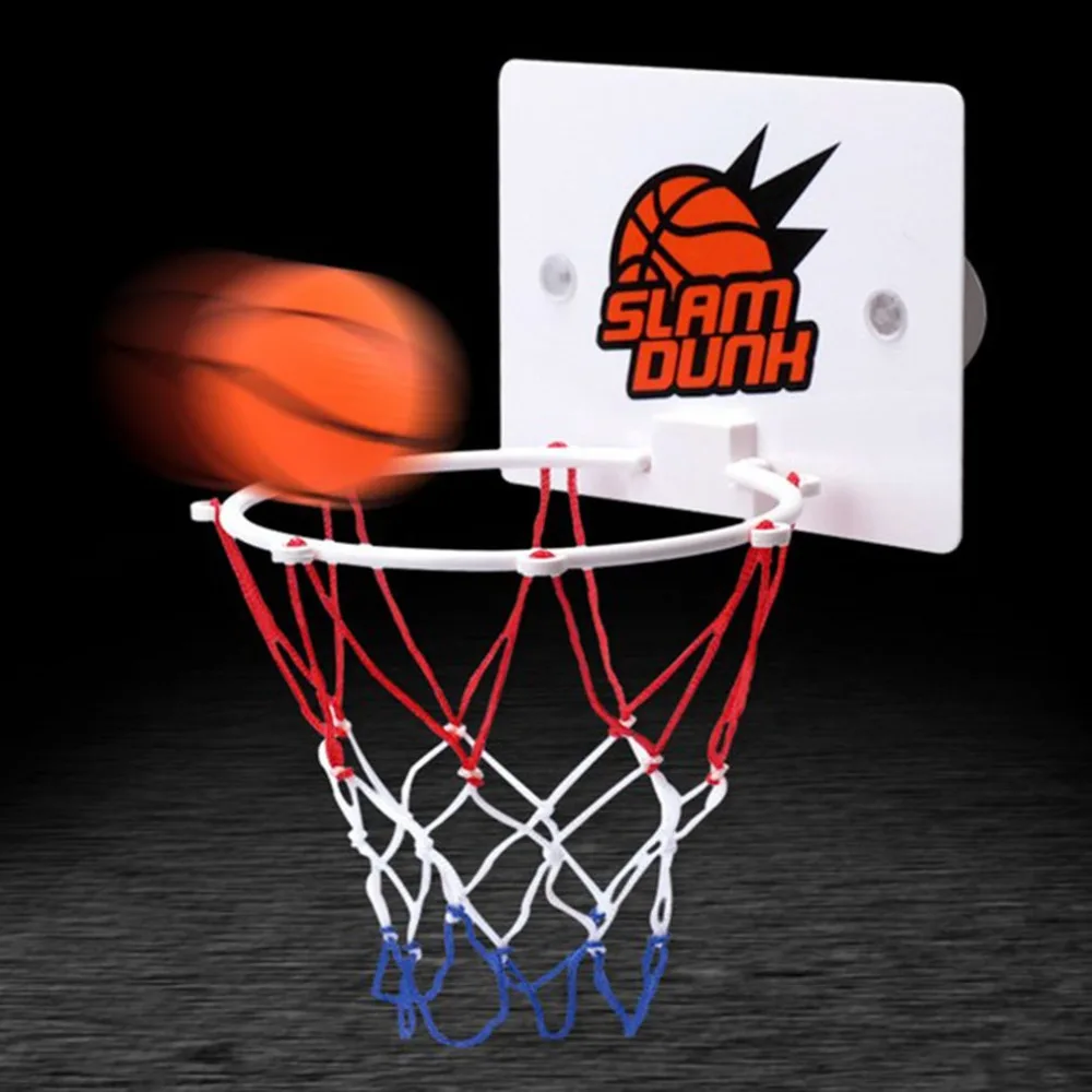 Mini panier de basket-ball d\'intérieur pour enfants, panneau arrière en plastique, cerceaux de basket-ball, sports à domicile, jeu amusant, exercice