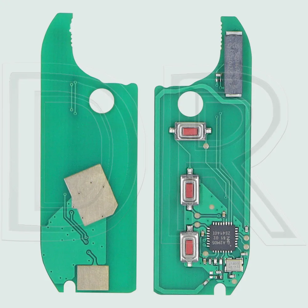 DR 4A Chip 433.92MHz 2/3 Button Flip Car Remote Key A2C86460000 Or PCB Board For Fiat MOBI UNO STRADA FIORINO E MAIS