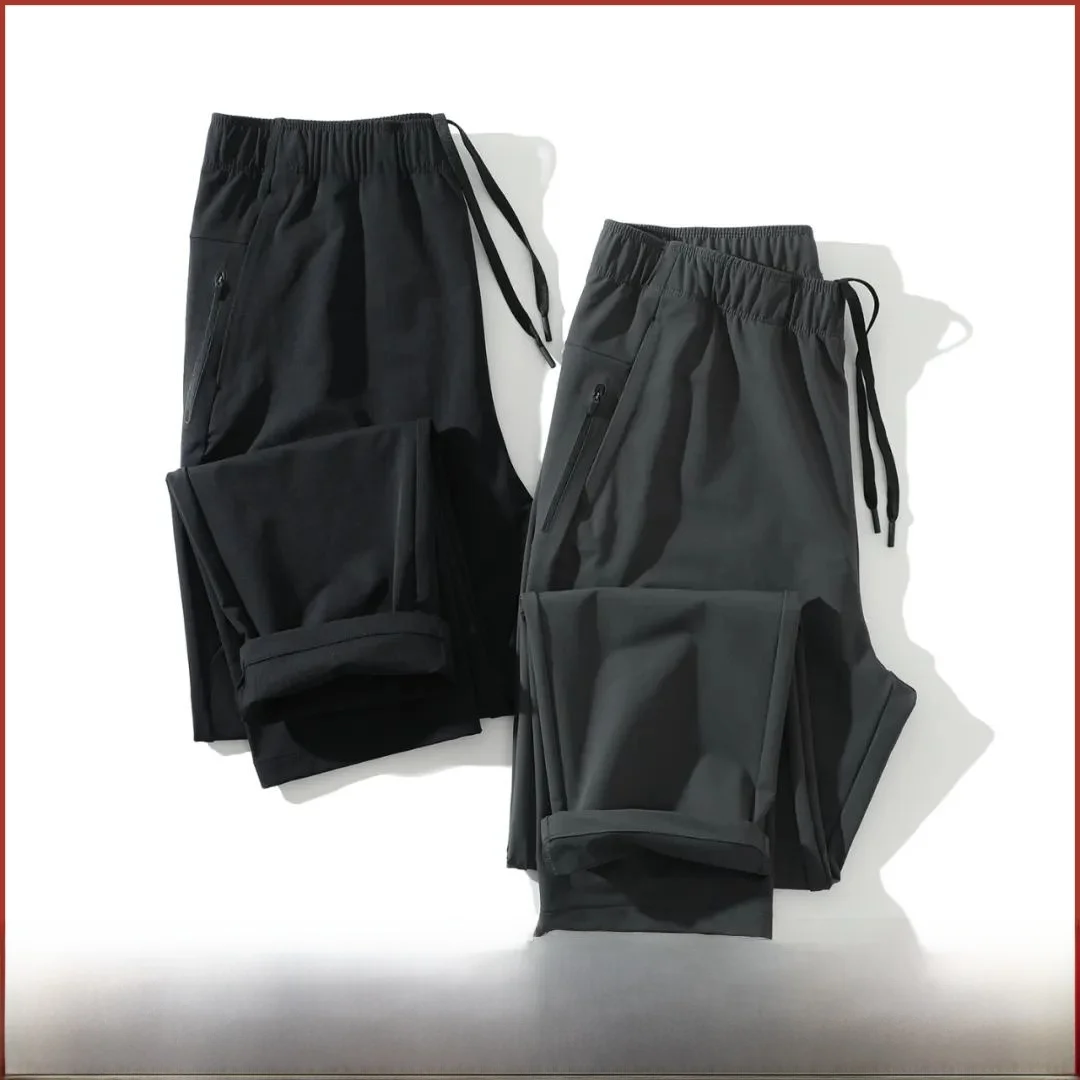 

Outdoor Lightweight Design Casual Pants Men's Waterproof Breathable Straight Leg Versatile Comfortable Tech Fabric Trousers