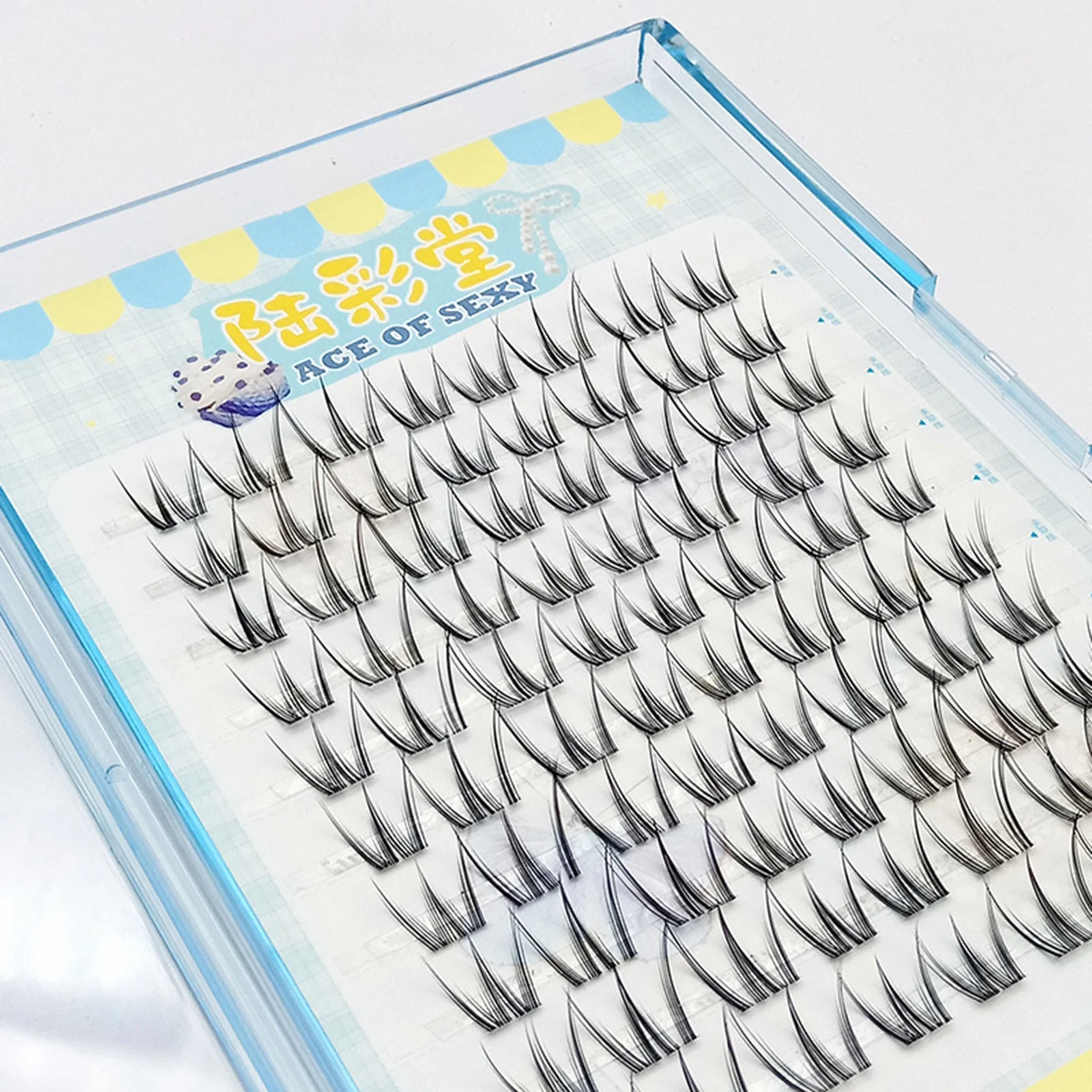 ウィスピーつけまつげ 10列 ナチュラルな見た目 ソフトでふ - Eyelash Extension Wispy Look のレビューと価格