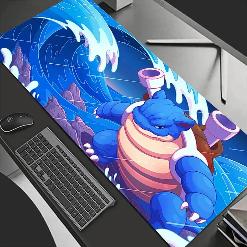 

Большой коврик для мыши для ПК, геймерский, с HD-печатью, аксессуар для геймеров, коврик для мыши P-Pokemons Squirtle, настольный коврик для клавиатуры, ковер для стола