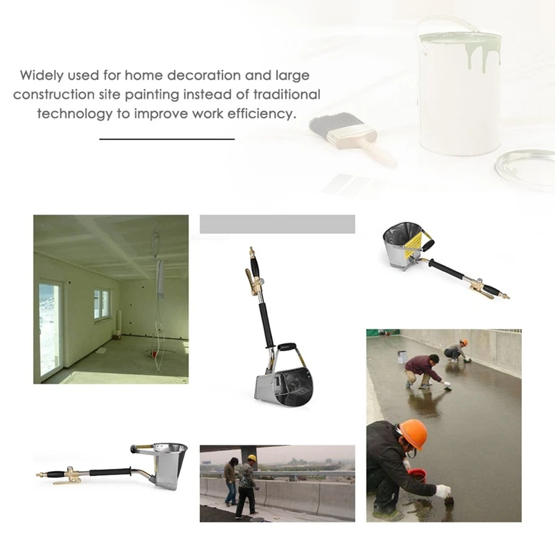 Cement Spray Mortar Sprayer Plaster Hopper Render Sprayer For Painting Walls Hopper Bucket Gypsum