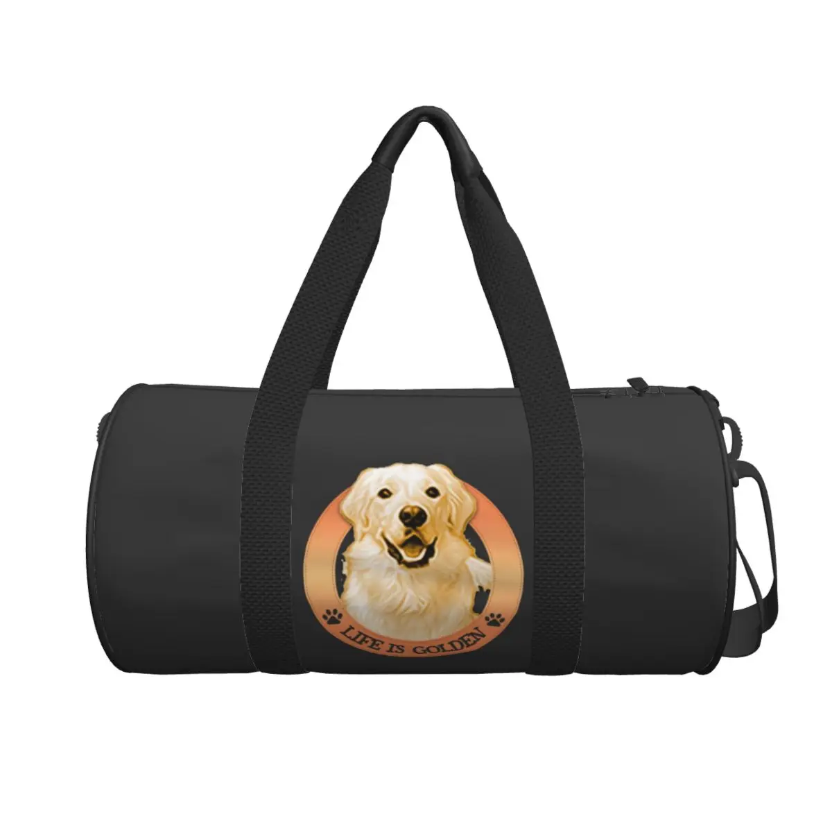 

Life Is Golden Retrievers Большая спортивная сумка Водонепроницаемая дорожная сумка Duffle Сумки Сумка для фитнеса