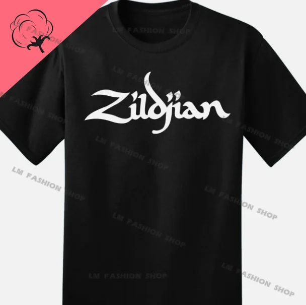 ZILDJIAN  Drummer Graphic TShirts Men's Clothing Short Sleeve Tops Cotton Tees Women's Printed T-Shirt