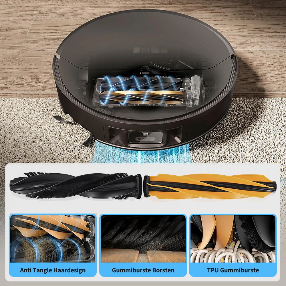 جزء مرشح فرشاة حقيبة القماش الممسحة لـ Dreame S40 Enhanced/X50 Ultra/X50 Pro/X50 Master/L40S Pro Ultra/L50 Pro Ultra/MOVA V50 Ultra