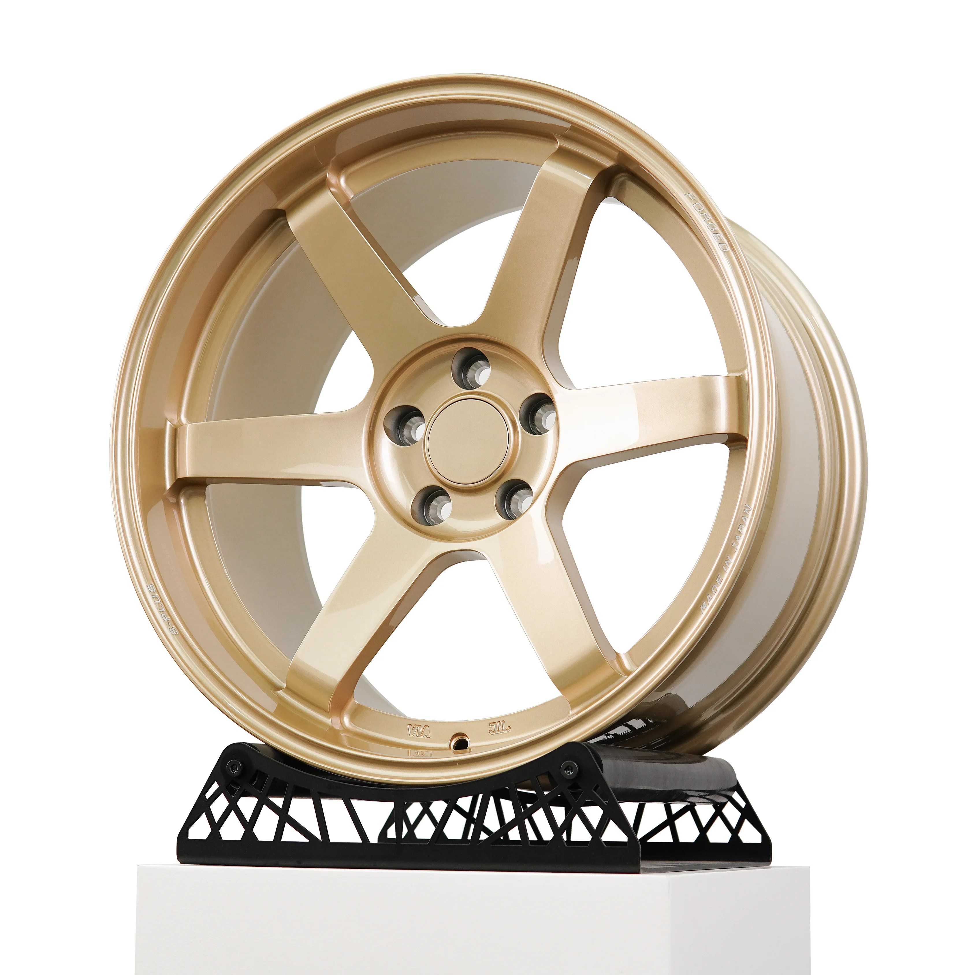 

KE High Quality TE37 Forged 18 19 20 21 22 24 Inch Sun Gold VOLK Passenger Car T6061 Alloy Wheel 5x114.3 5x120 PCD Lightweight