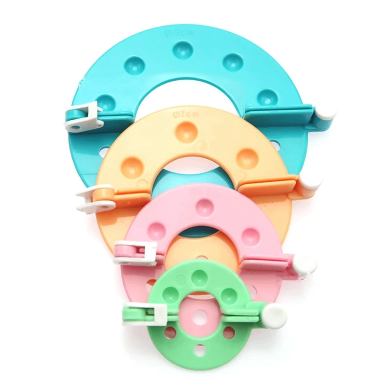 

Набор для изготовления помпонов из 4 предметов — набор пуховых шариков «сделай сам» и набор инструментов для вязания шерсти