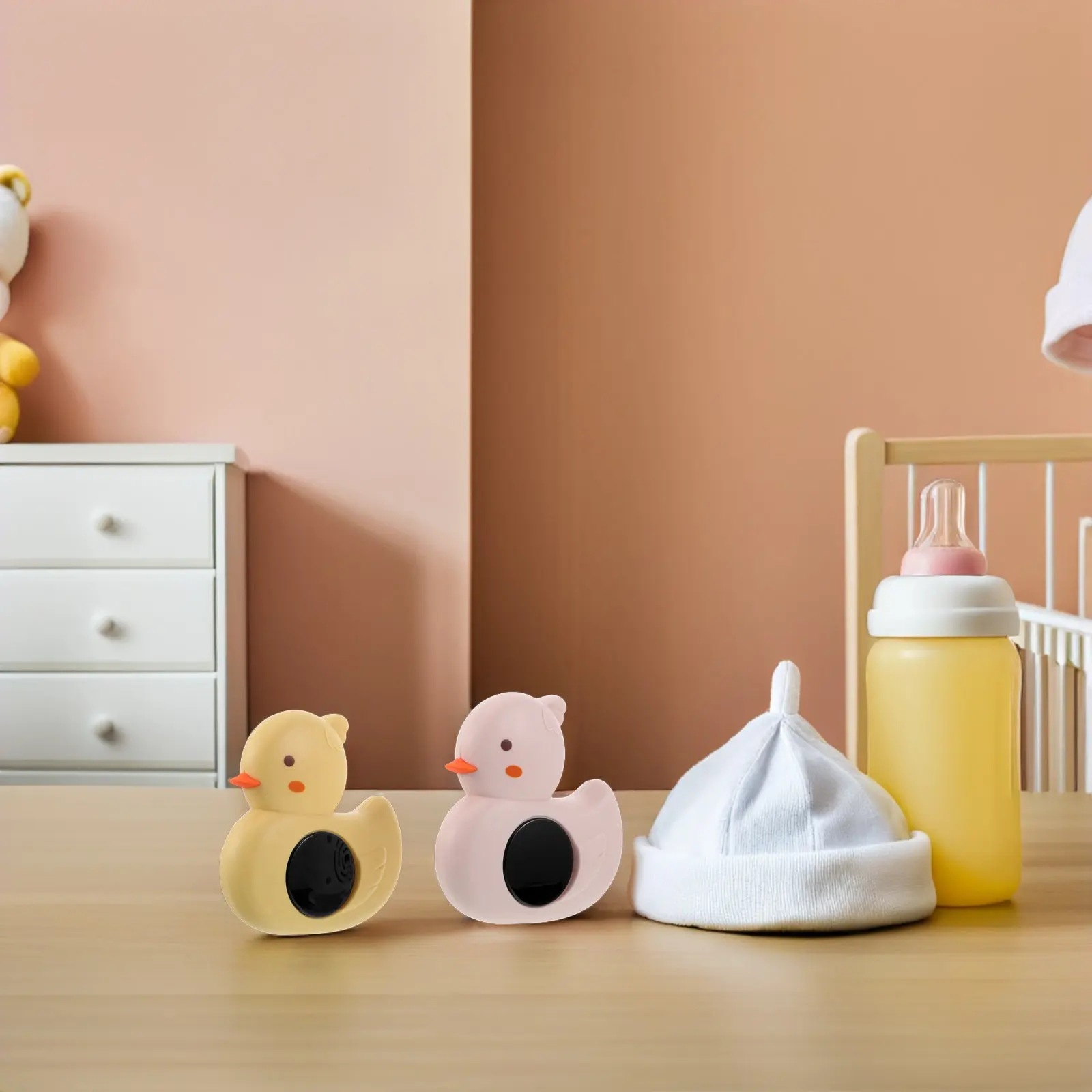 

2 шт. плавающих термометров-утят для детской ванночки, точный измеритель температуры воды для младенцев и новорожденных