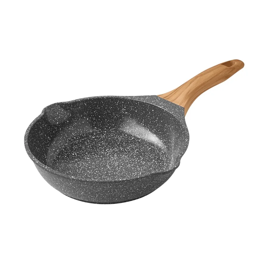 Prairie Signature Cast Aluminum 8-Inch Fry Pan Charcoal Speckle