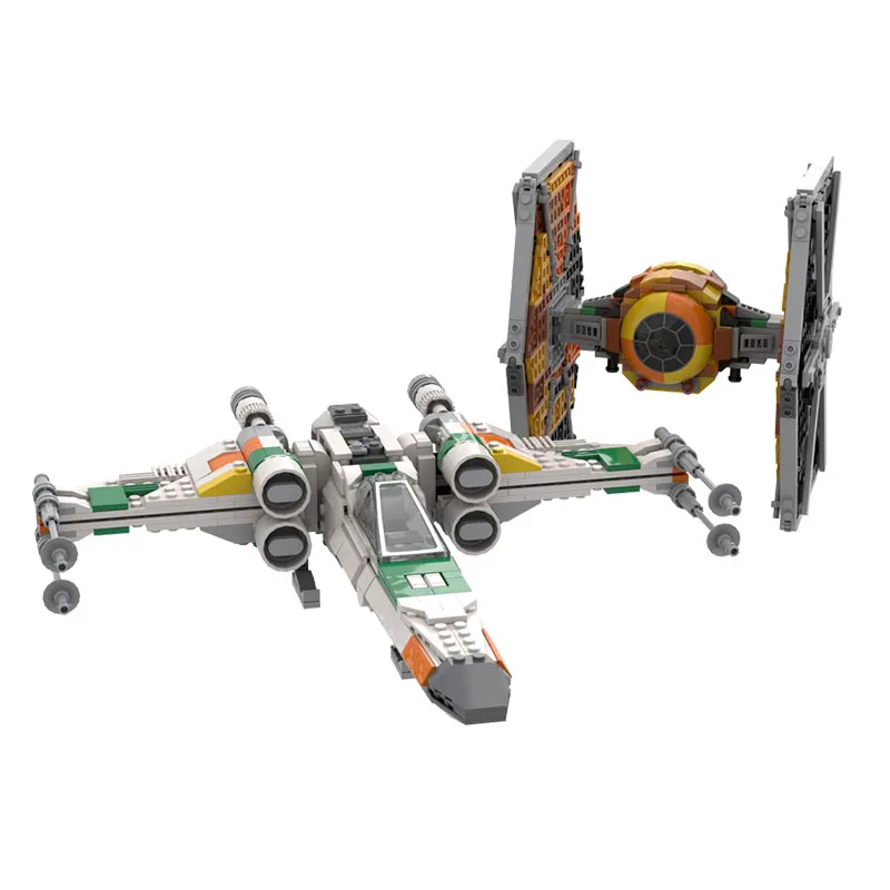 1261PCS MOC star battle Sabine's TIE & Hera's X Wing  building blocks educational toys kid gifts ornaments collection series