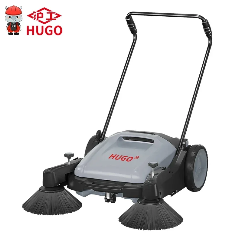 leaf blower mini hand push floor sweeper brush machine outdoor portable sweeper