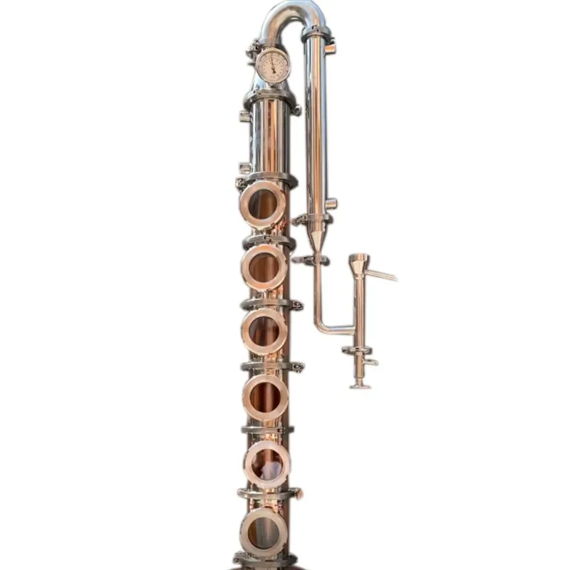 

4" 6" 8" 12" Diameter Copper Distillation Column with Gin Basket Price