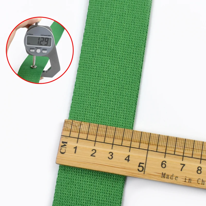 

2-10M 38mm Polyester Webbing Tape 1.3mm Thick Shoulder Bag Strap Pet Collar Ribbon Band Safety Belt Sling Sewing Bias Binding