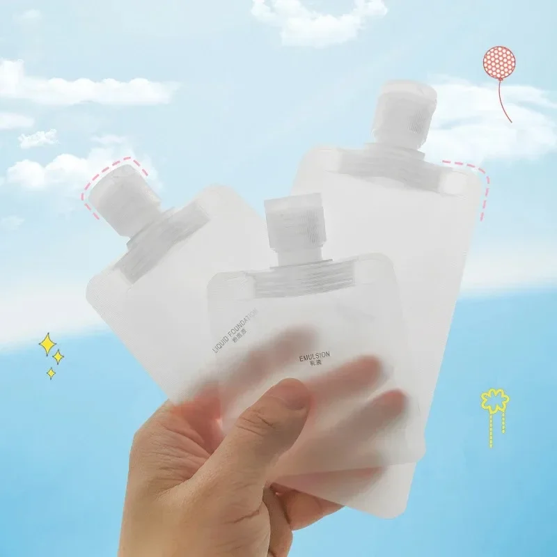 10 Stück 30/50/100ML Verdickte Reise-Unterpackungen Kosmetik-Lotion Duschgel Shampoo Tragbarer Gesichtsreiniger