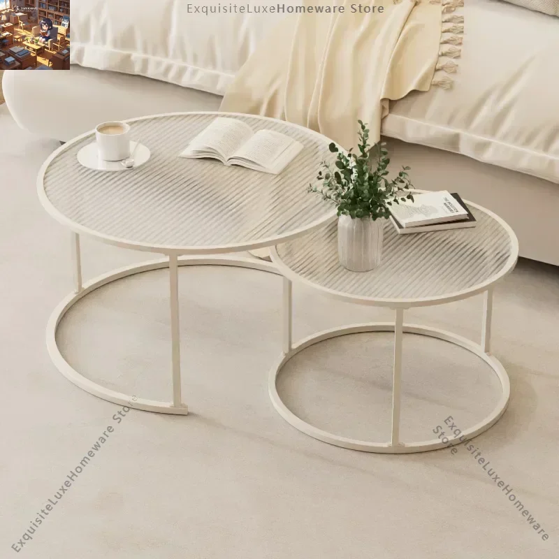 

Acrylic High Coffee Tables Small Auxiliary Makeup Desk Hallway Coffee Tables Luxury Bedside Mesa Centro Outdoor Furniture YR50CT