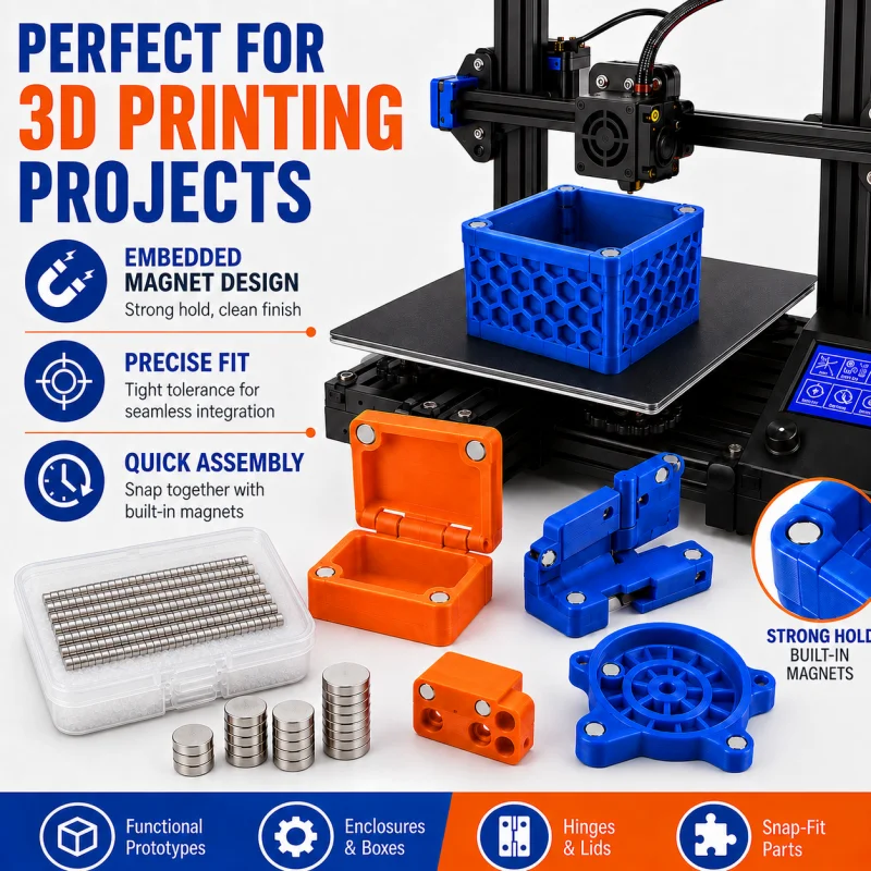 90 adet 3D Baskı Mıknatıs Kiti - 3D Printing Housing incelemesi ve fiyatı