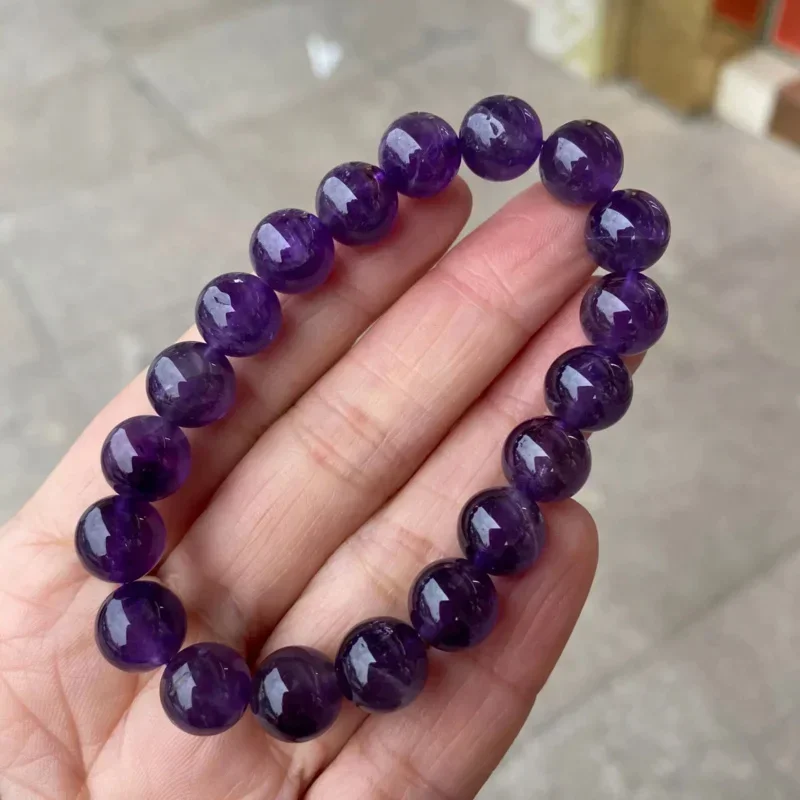 free shipping 7A natural stone A grade South Africa amethyst bracelet single-ring amethyst bracelet wholesale hot women  boho