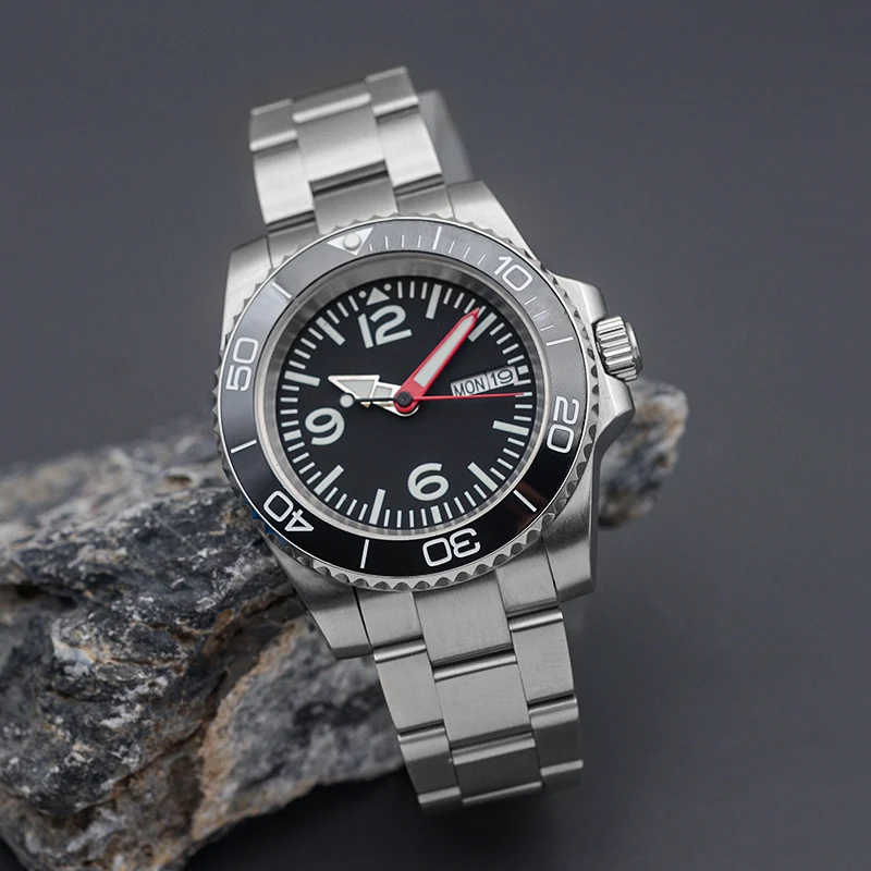 2023 Nieuwe Heren Horloge NH36 Automatische Mechanische Horloge Luxe Sport Roestvrij Staal Saffier Glas 100M Waterdicht Horloge