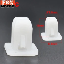 50Pc 8mmX8.5mm Square Auto Fastener Car Bumper Clips Retainer Car Fastener Rivet Door Panel Fender Liner Push Pin Cover Clips