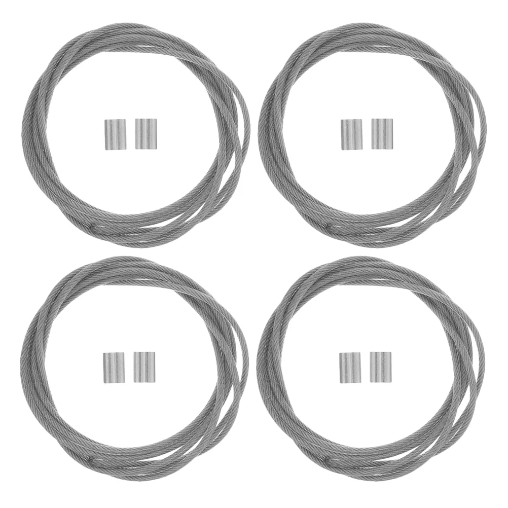

4pcs Basketball Net String Fixing Cord Netting Accessory Basketball Net Rope Hoop Net Threading Replacement Threading String