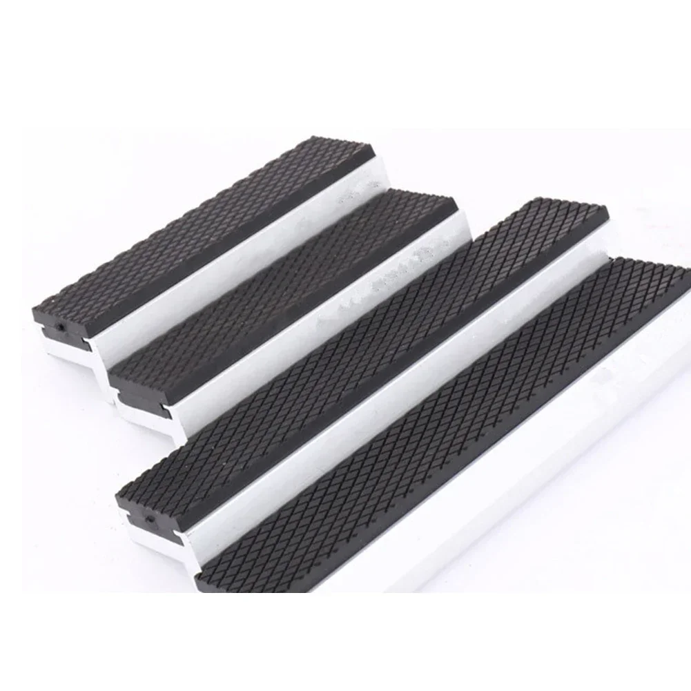 2PCS Clamping Vise Jaws With Strong Magnetic Soft Vice Jaws Pads Covers Multi Purpose Protector For Any Metal Vice