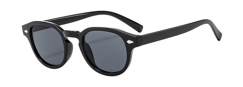 Neue mehrfarbige Retro-Sonnenbrille mit kleinem Rahmen, grenzüberschreitende europäische und amerikanische Sonnenbrille, vielseitig einsetzbar mit Metallscharnier