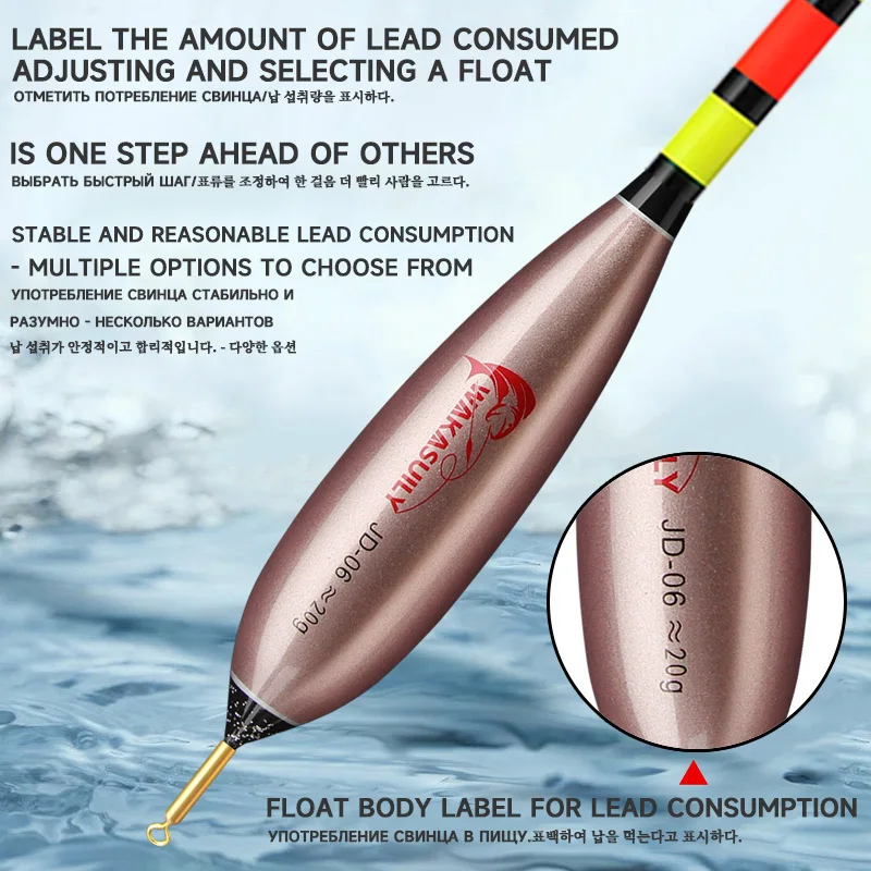 2025 منتج جديد 2 قطعة الإلكترونية الصيد تعويم ضوء الليل 3-شبكة 6.8 مللي متر روك الصيد تعويم الشتاء في الهواء الطلق معدات صيد الأسماك