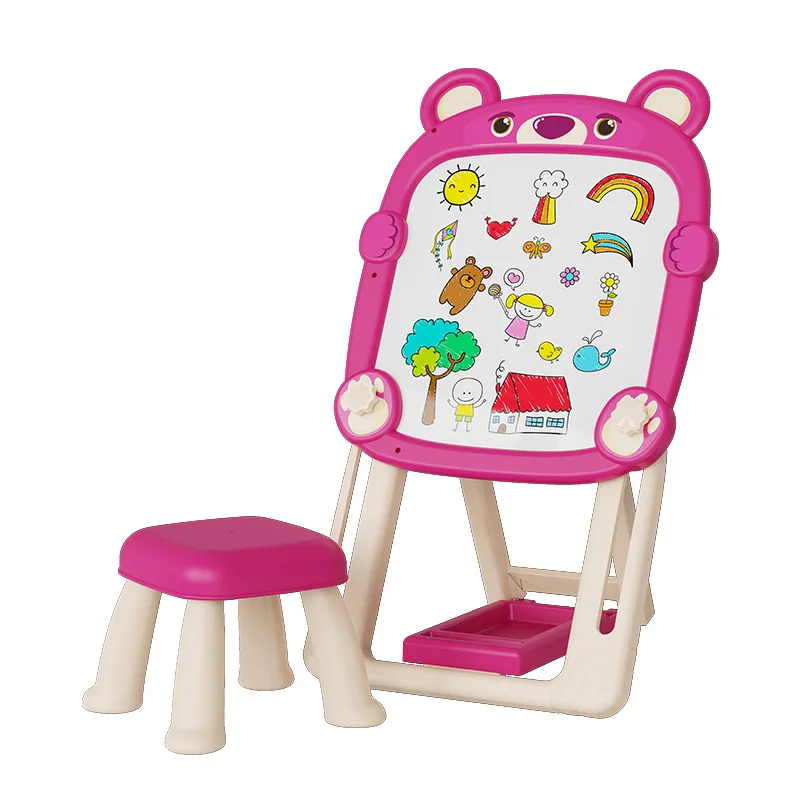 لوحة خربش مغناطيسية قابلة للمسح للأطفال: لوحة كتابة لرياض الأطفال، سبورة بيضاء منزلية خالية من الغبار، سبورة لعبة #5