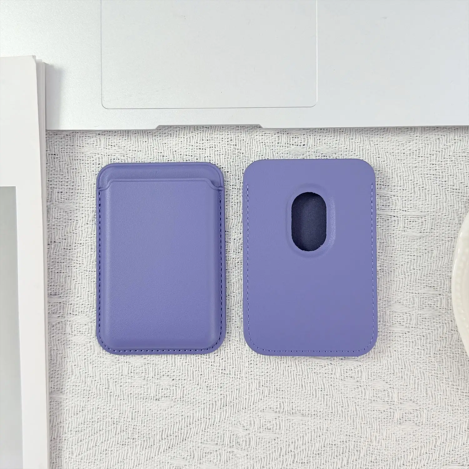 Kartenhalter-Brieftaschen-Lederhülle für Apple iPhone 13 14 15 16 17 18 Pro Max mit starkem Magnetverschluss für Magsafe, Brieftaschen-Rückseitenhülle – Detail 5