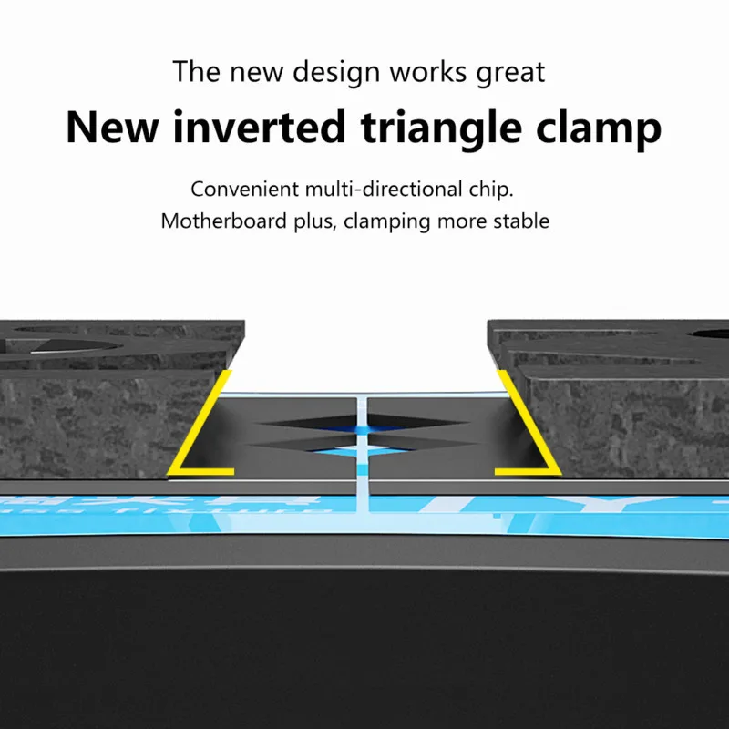 Translucent Glass Clamps Precise And Stable Clamping Compatible With All Motherboards High Temperature Glass Panels TY-01 02