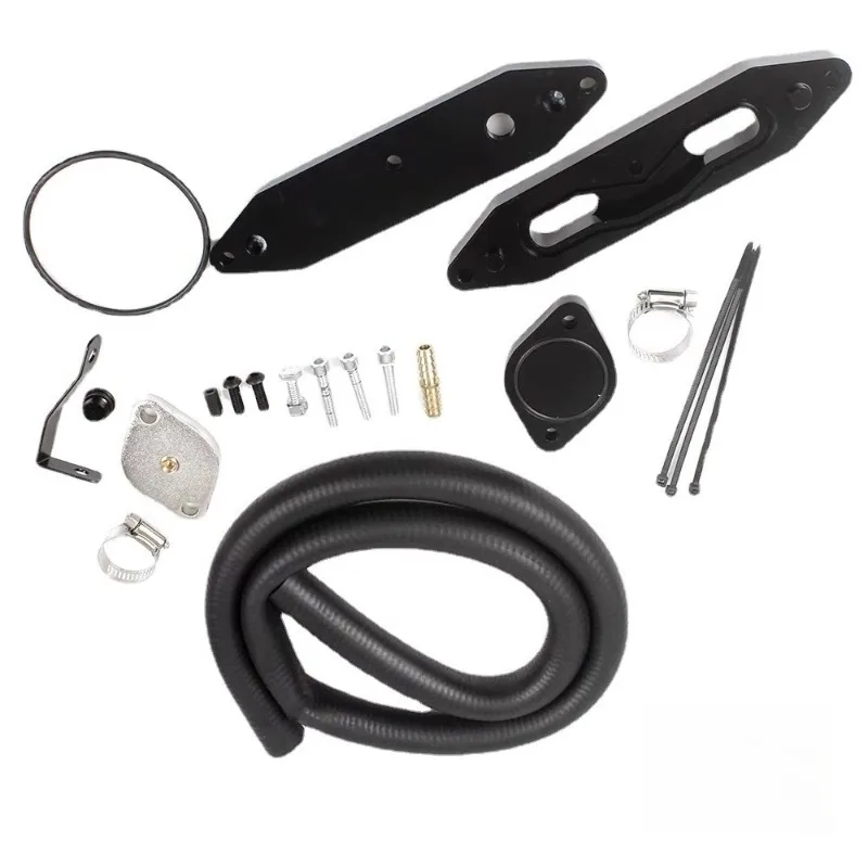 

EGR Valve Coolant Cooler set For F250 F350 2011-2019 6.7L Powerstroke Diesel Black EGR Valve