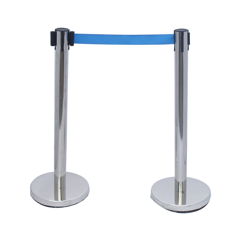 【Professional Use】Top Fashion Crowd Control Stanchion Security Queue Hotel Crowd Control Retractable Belt Traffic Safety Fence
