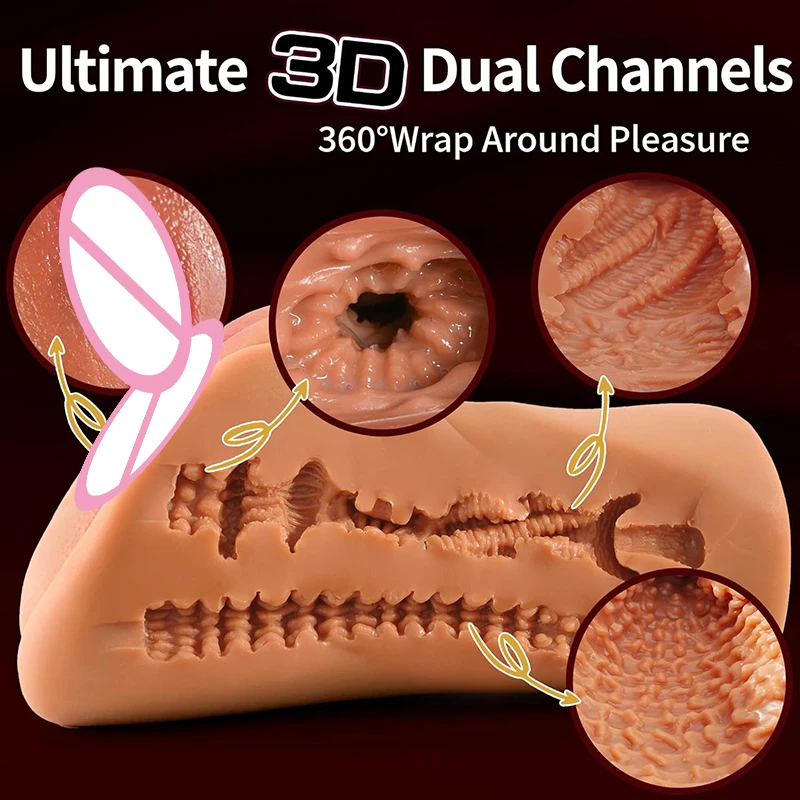 Sex Toys Male Masturbators Pocket Pussy for Men Realistic Adult Toys 18+ Sex Doll Stroker 3D Lifelike Butt Vagina Anal Adult Toy