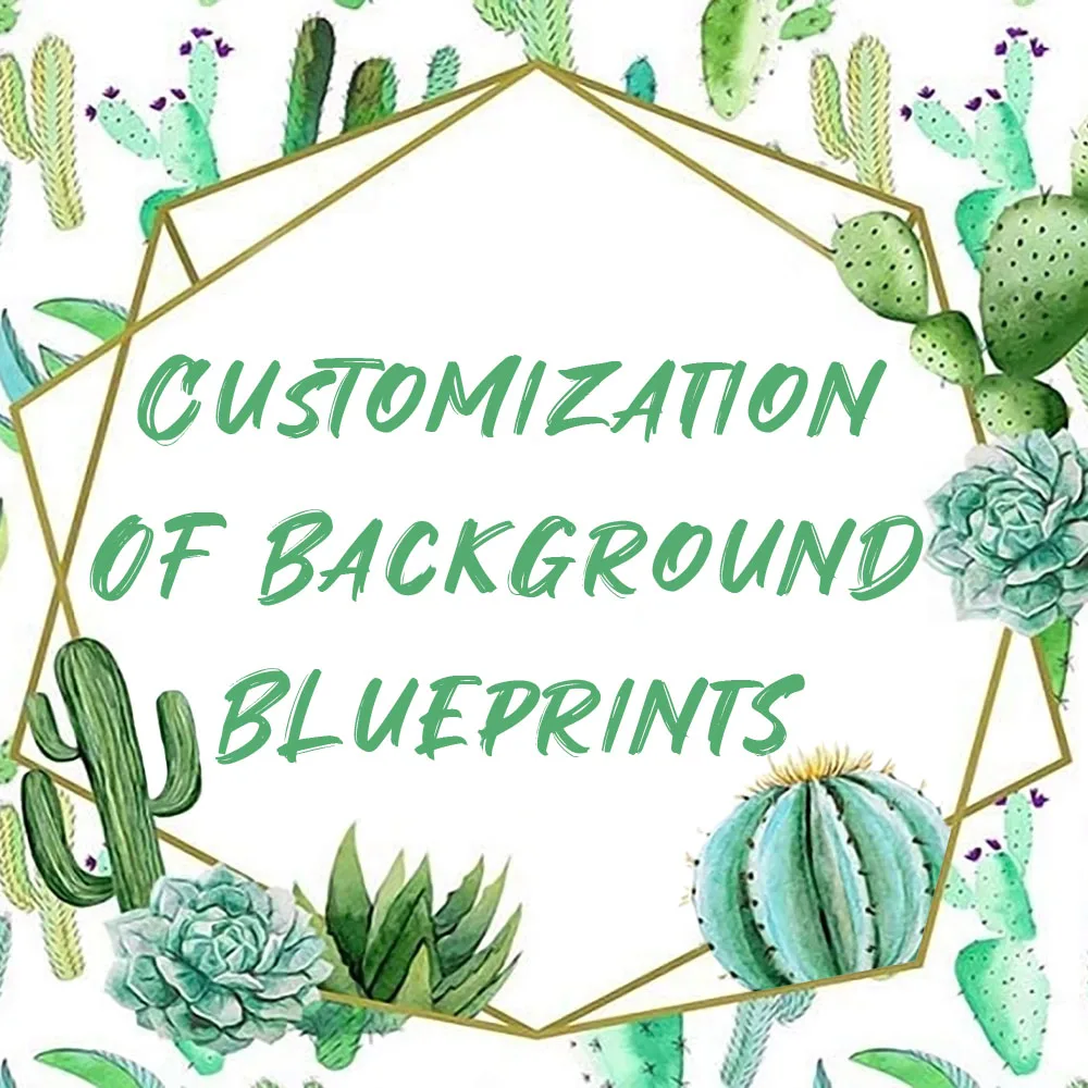 

Customization Of Background Blueprints Birthday Party Photography Decoration Adding Words Items Photo Props Baby Shower Kid Gift