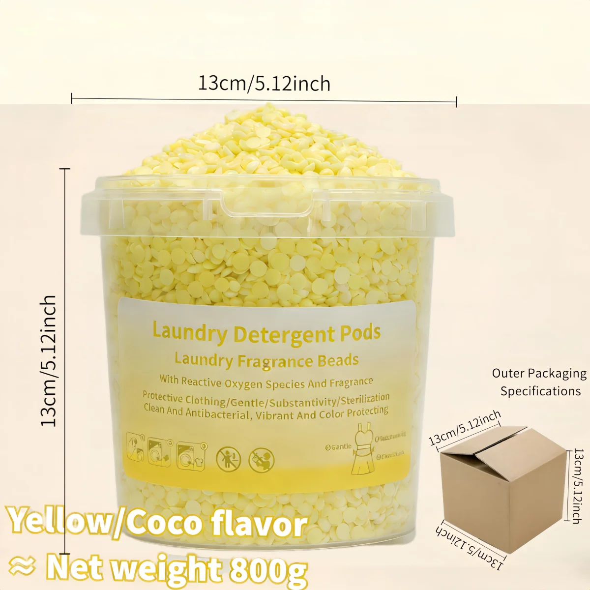 Scent Booster Bead - Laundry Scent Booster Beads,Net Weight 800g