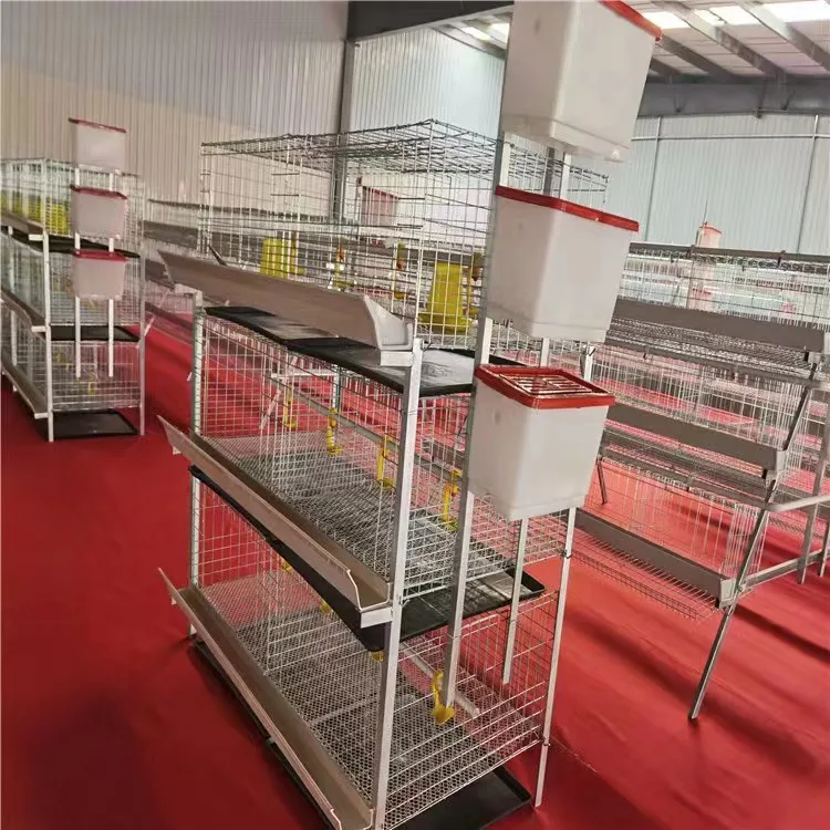 Hot sale 96 / 160 birds 3 / 4 layers poultry chicken feeding cages system